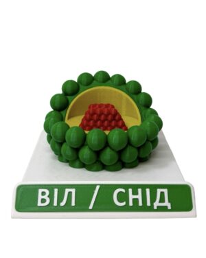 Набір обʼємні моделі комплект вірусів (аденовірус, бактеріофаг, вірус СНІД, вірус тютюнової мозаїки) от интернет-магазина Umag фото 8