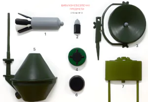 Об'ємний стенд вибухонебезпечних предметів ТИП 3 | Umag Об'ємний стенд вибухонебезпечних предметів ТИП 3 від інтернет-магазину Umag