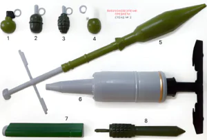 Об'ємний стенд вибухонебезпечних предметів ТИП 2 | Umag Об'ємний стенд вибухонебезпечних предметів ТИП 2 від інтернет-магазину Umag