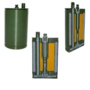 Протипіхотна вистрибуюча осколкова міна кругового ураження «ОЗМ-72» макет в розрізі | Umag Протипіхотна вистрибуюча осколкова міна кругового ураження «ОЗМ-72» макет в розрізі від інтернет-магазину Umag